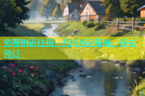 免费附近住宿，约100元每晚，轻松预订