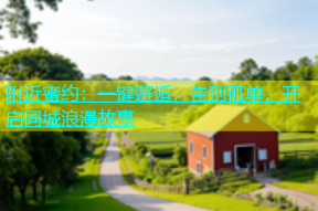附近蜜约：一键邂逅，告别孤单，开启同城浪漫故事