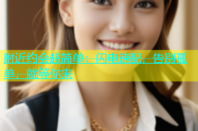 附近约会超简单：闪电速配，告别孤单，就等你来