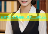同城炮约免费app，随时，自由交友