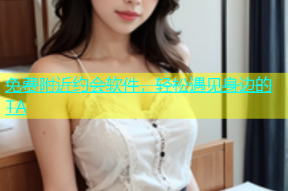 免费附近约会软件，轻松遇见身边的TA