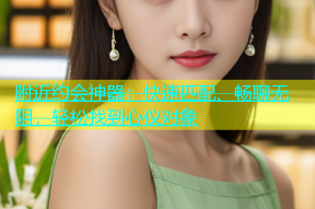 附近约会神器：快速匹配、畅聊无阻，轻松找到心仪对象