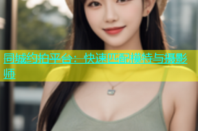 同城约拍平台：快速匹配模特与摄影师