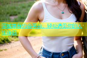 同城单身约会平台，轻松遇见你的人生伴侣