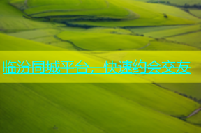 临汾同城平台，快速约会交友