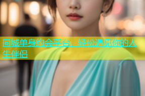 同城单身约会平台，轻松遇见你的人生伴侣