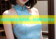 沧州同城女手机号，快速约会平台