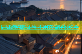 同城炮约新体验 不用充值轻松约会