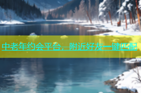 中老年约会平台，附近好友一键匹配