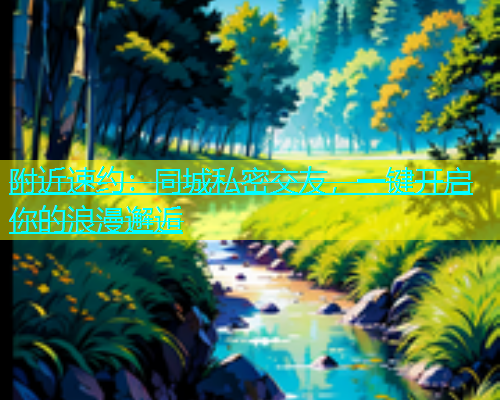 附近速约：同城私密交友，一键开启你的浪漫邂逅  第1张