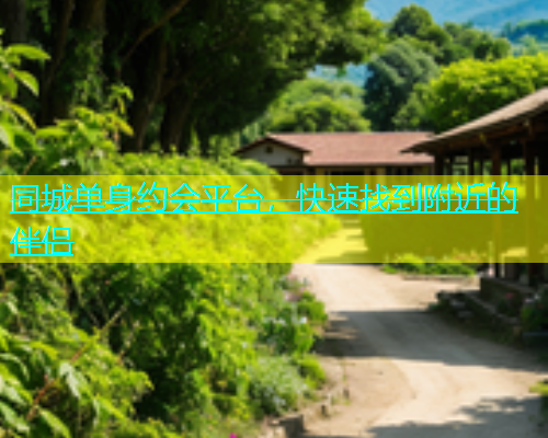 同城单身约会平台，快速找到附近的伴侣  第2张