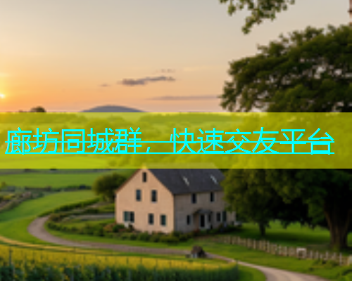 廊坊同城群，快速交友平台  第1张